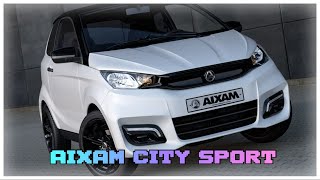 Je RE teste une voiture sans permis Aixam City Sport 2021 [upl. by Vedis]