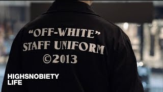 Highsnobiety Visits  Virgil Abloh Gives Us a Tour of His New Hong Kong Store [upl. by Schwitzer]