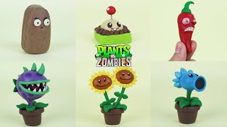 Como hacer Plantas Plants vs Zombies de Plastilina 1 [upl. by Felike]