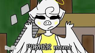 ORIGINAL ANIMATION Pusher meme Piggy Flipaclip [upl. by Chloris]