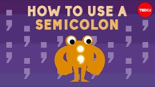 How to use a semicolon  Emma Bryce [upl. by Ndnarb]