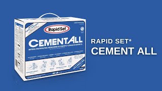 Rapid Set® Cement All® [upl. by Ott]