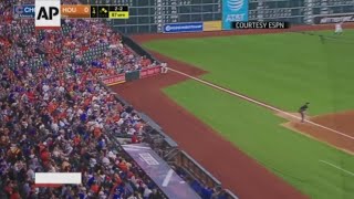 Child hit by line drive at Astros game [upl. by Airbmac]