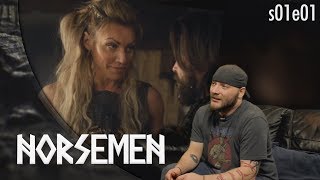 Norsemen s01e01 quotHome Comingquot REACTION [upl. by Aissatan]