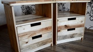 Nightstands from pallets [upl. by Octave376]