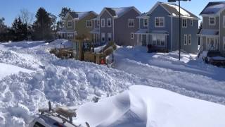 Snow Plowing on Prince Edward Island CANADA [upl. by Miarhpe151]