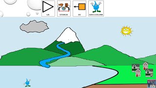 La storia di Gocciolina in caa Il Ciclo dellacqua in CAA [upl. by Mccafferty]