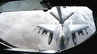 KC135 Refueling Crew Saves Fighter Pilot Over Afghanistan [upl. by Murial776]