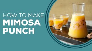 Mimosa Punch Recipe by Paula Deen  Blast from the Past [upl. by Horodko]