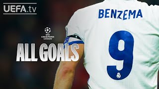 KARIM BENZEMA ALL UCL GOALS [upl. by Sivram32]