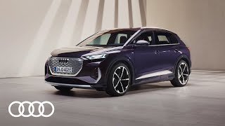 Der neue rein elektrische Audi Q4 etron [upl. by Adlih]