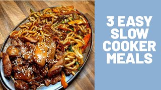 3 Easy Slow Cooker Meals  Slimming World [upl. by Chiaki744]