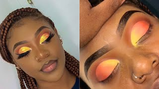 How to Glitter Cut Crease  Client Makeup Tutorial [upl. by Ajax219]