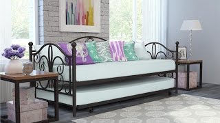 DHP Bombay Metal Twin Size Daybed amp Twin Size Trundle [upl. by Chemarin]