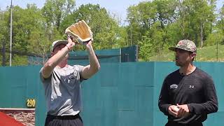 Training Tip Catching a Fly Ball [upl. by Kauffmann]