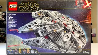 LEGO Star Wars 75257 MILLENNIUM FALCON Review 2019 [upl. by Martguerita]