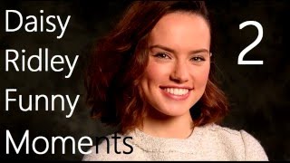 Daisy Ridley Funny Moments 2 [upl. by Ayokal324]