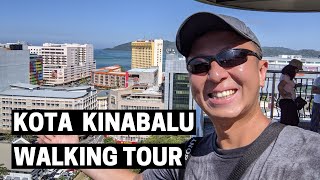 EXPLORING KOTA KINABALU MALAYSIA Free Walking Tour amp Attractions  Borneo Travel Vlog [upl. by Stephenson636]