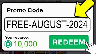 This SECRET Promo Code Gives FREE ROBUX Roblox August 2024 [upl. by Anecusa]