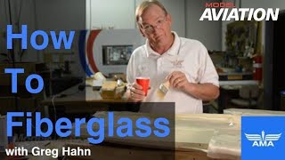 Fiberglassing Tutorial with Greg Hahn  Model Aviation magazine [upl. by Eimirej]