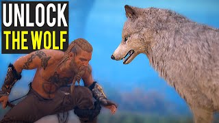 Assassins Creed Valhalla  SECRET Wolf Companion UNLOCK Guide [upl. by Atikahc]