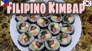 EASY FILIPINO KIMBAP AND AFFORDABLE [upl. by Sension]