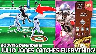 Julio Jones CATCHES EVERYTHING Mossing Players Madden 21 [upl. by Nyrahtak]