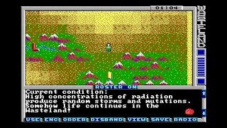 Wasteland PCDOS 1988 Interplay EA Original audio [upl. by Hannahsohs]