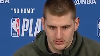 Nikola Jokic Being the FUNNIEST Man in the League [upl. by Yromem232]