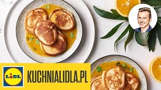 🍳 Racuszki jogurtowe z sosem pomarańczowym  Karol Okrasa  Przepisy Kuchni Lidla [upl. by Valenza]