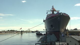 LCS 15 Christening amp Launch [upl. by Payton]