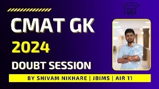 CMAT GK 2024 Guidance [upl. by Inhsor363]