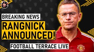 OFFICIAL RALF RANGNICK NEW MANCHESTER UNITED MANAGER  Man Utd News [upl. by Suirrad891]