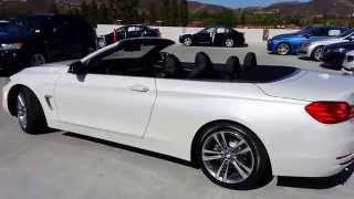 BMW 428I Convertible Sport Line New Body Style Car Review [upl. by Nosnaj]