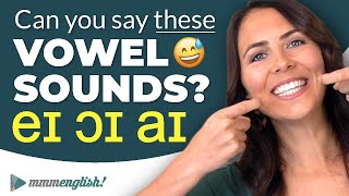 Pronunciation Practice 👄 Difficult Vowel Sounds DIPHTHONGS [upl. by Ellak375]