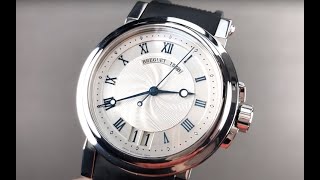 Breguet Marine Big Date 5817ST125V8 Breguet Watch Review [upl. by Nnalatsyrc16]