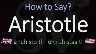 How to pronounce Aristotle CORRECTLY [upl. by Oly]