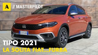 Fiat TIPO 2021  Restyling furbo e tecnologico per la quotsolitaquot FIAT [upl. by Alford]