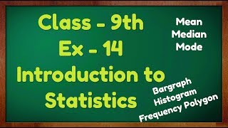 Class  9th Ex  14 Introduction Statistics Maths NCERT CBSE [upl. by Ahdar]