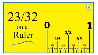 How to Find 2332 on a Ruler or Tape Measure [upl. by Jecho]