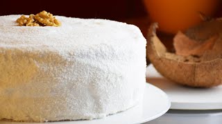 O MELHOR BOLO DE COCO 🥥 BOLO DE ANIVERSÁRIO amp FESTAS [upl. by Hepzi]