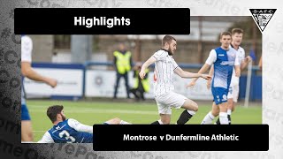 Highlights  22102022  vs Montrose [upl. by Doownyl828]