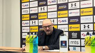 Partizan  Cedevita Olimpija Konferencija za medije Zvezdan Mitrović [upl. by Mcwilliams]