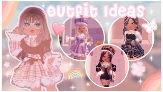 Outfit Ideas USING Outfit Hacks Roblox Royale High  LauraRBLX [upl. by Emina]