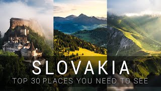 THIS IS SLOVAKIA  TOP 30 places you must see [upl. by Eigla]