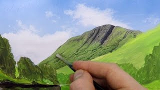 59 How to Paint Distant Hills  Oil Painting Tutorial [upl. by Oiuqise]