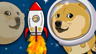 Sending Doge to the MOON DogeMiner Dogecoin Mining Simulator [upl. by Gold183]