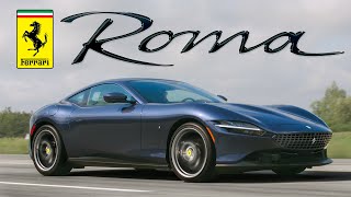 2021 Ferrari Roma Review  STEALTH EXOTIC SUPERCAR [upl. by Marcello176]