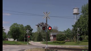 Railroad Crossings On BNSF Barstow sub Part 1 [upl. by Pelagia811]