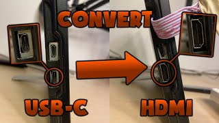 DIY How to Convert a USBC Portable Monitor to Have an HDMI Input  Acer PM161Q Hard Mod [upl. by Drareg]